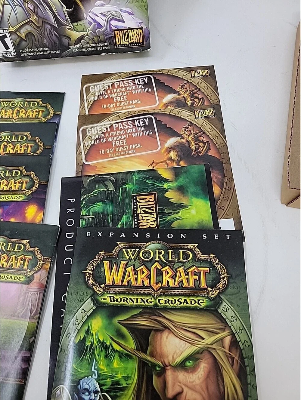 2006 World Of Warcraft The Burning Crusade Game Manual Blizzard